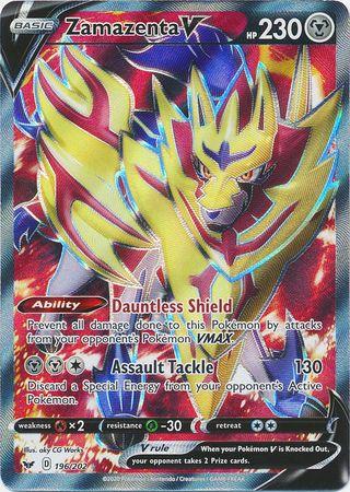 Zamazenta V (Full Art) 196 /202 swsh-196