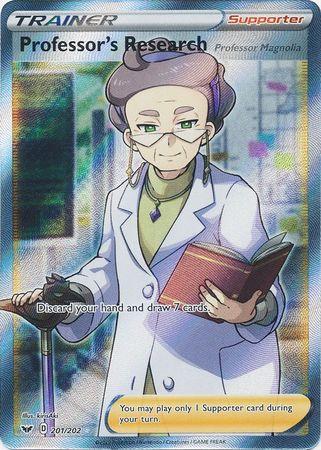 Professor's Research (Full Art) 201 /202 swsh-201