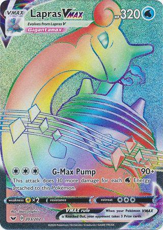 Lapras VMAX (Secret) 203 /202 swsh-203