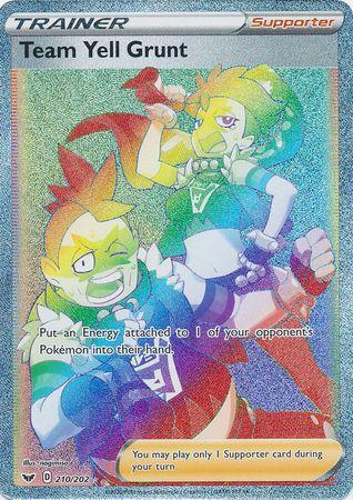Team Yell Grunt (Secret) 210 /202 swsh-210