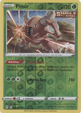 Pinsir 001/203 Reverse Holo evolving-skies-rh-1