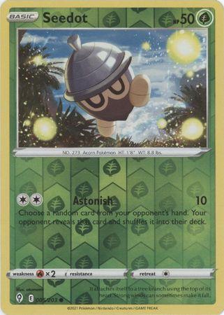 Seedot 005/203 Reverse Holo evolving-skies-rh-5