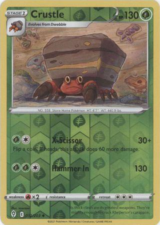 Crustle 012/203 Reverse Holo evolving-skies-rh-12