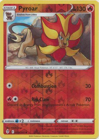 Pyroar 023/203 Reverse Holo evolving-skies-rh-23