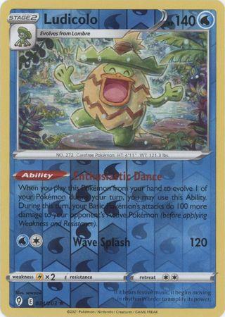 Ludicolo 034/203 Reverse Holo evolving-skies-rh-34
