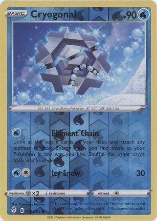Cryogonal 043/203 Reverse Holo evolving-skies-rh-43