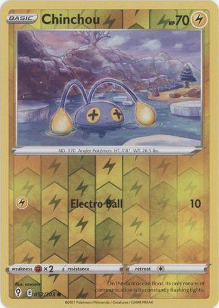 Chinchou 052/203 Reverse Holo evolving-skies-rh-52