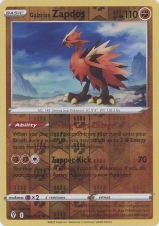 Galarian Zapdos 082/203 Reverse Holo evolving-skies-rh-82