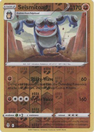 Seismitoad 090/203 Reverse Holo evolving-skies-rh-90