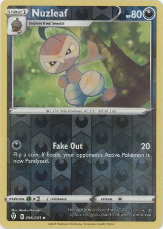 Nuzleaf 096/203 Reverse Holo evolving-skies-rh-96