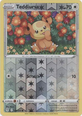 Teddiursa 126/203 Reverse Holo evolving-skies-rh-126