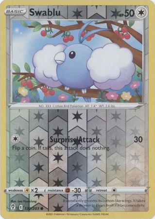 Swablu 132/203 Reverse Holo evolving-skies-rh-132