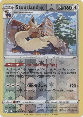 Stoutland 135/203 Reverse Holo evolving-skies-rh-135