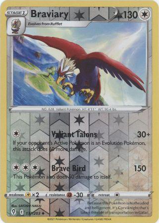 Braviary 137/203 Reverse Holo evolving-skies-rh-137