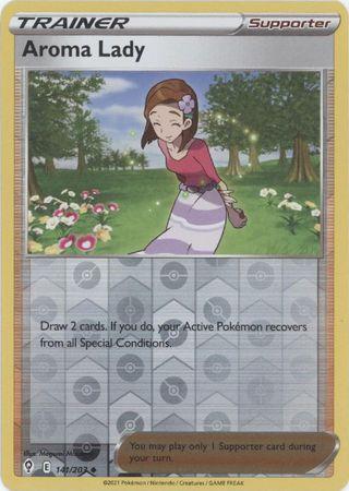 Aroma Lady 141/203 Reverse Holo evolving-skies-rh-141