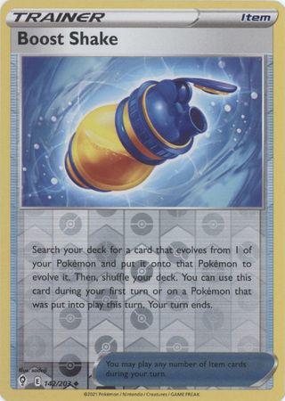 Boost Shake 142/203 Reverse Holo evolving-skies-rh-142