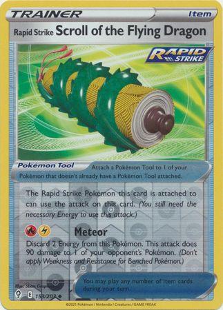 Rapid Strike Scroll of the Flying Dragon 153/203 Reverse Holo evolving-skies-rh-153