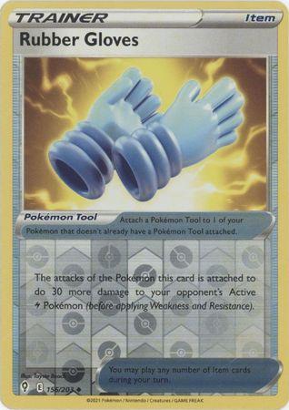 Rubber Gloves 156/203 Reverse Holo evolving-skies-rh-156