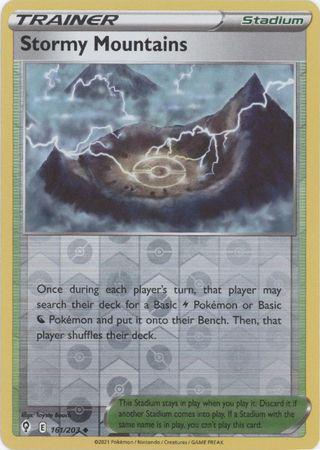 Stormy Mountains 161/203 Reverse Holo evolving-skies-rh-161