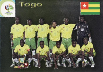 Togo TC #32 2006 World Cup