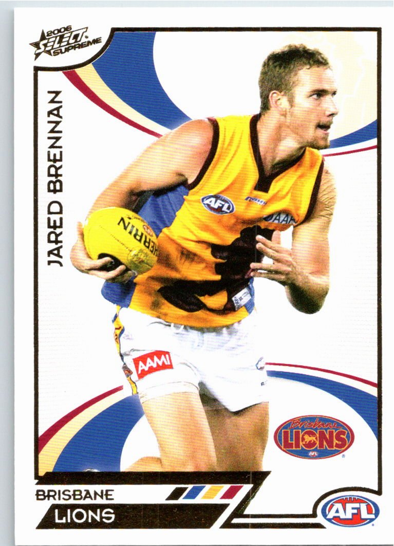 JARED BRENNAN #18 2006 Select AFL Supreme
