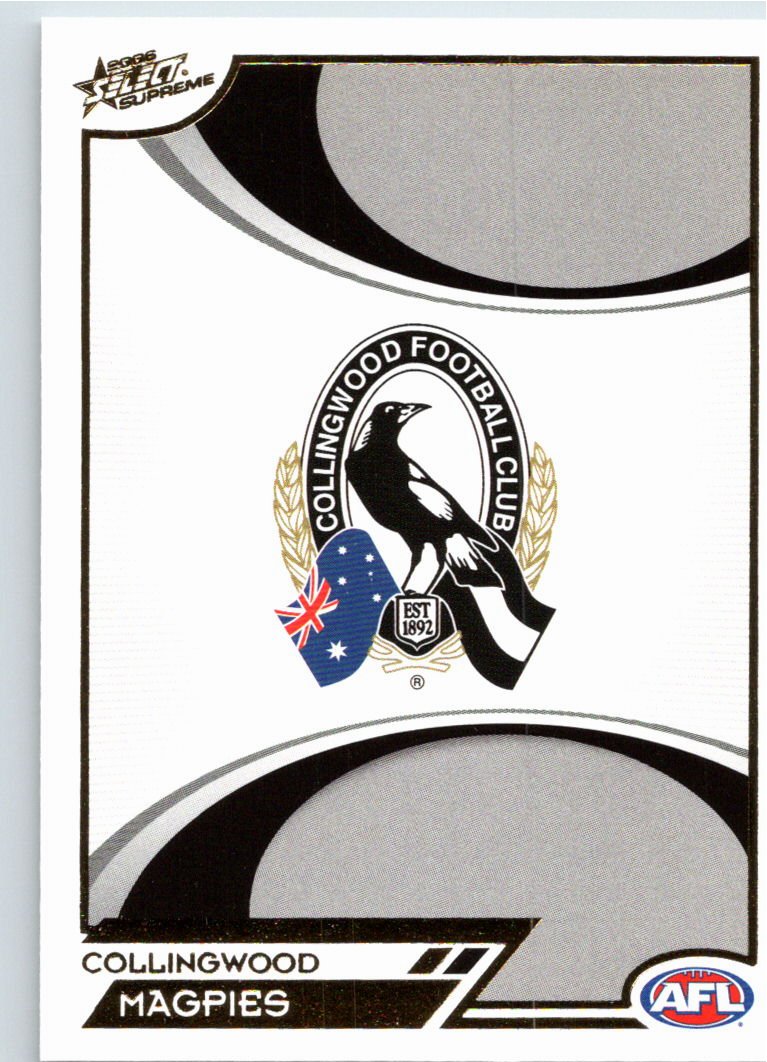 COLLINGWOOD LOGO #39 2006 Select AFL Supreme