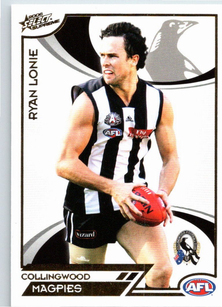 RYAN LONIE #49 2006 Select AFL Supreme