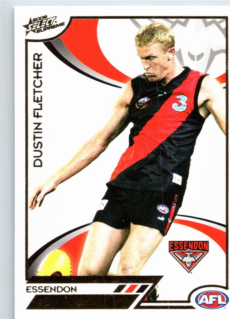 DUSTIN FLETCHER #52 2006 Select AFL Supreme