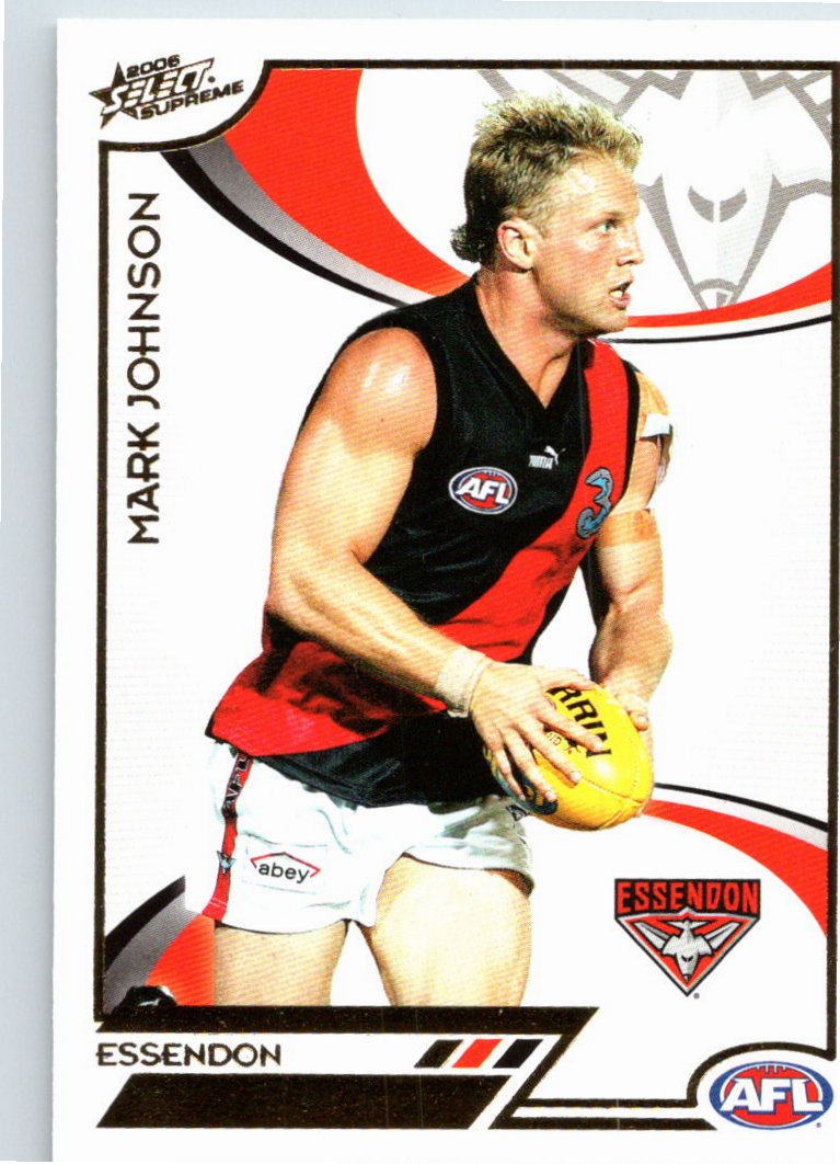 MARK JOHNSON #53 2006 Select AFL Supreme