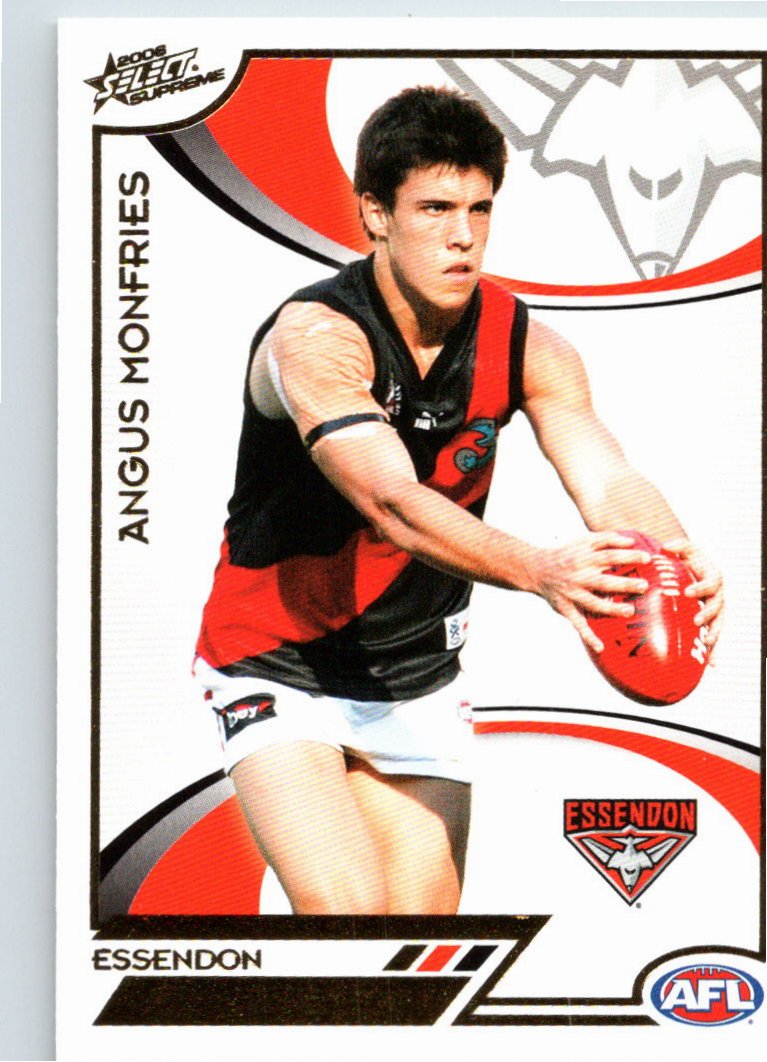 ANGUS MONFRIES #54 2006 Select AFL Supreme