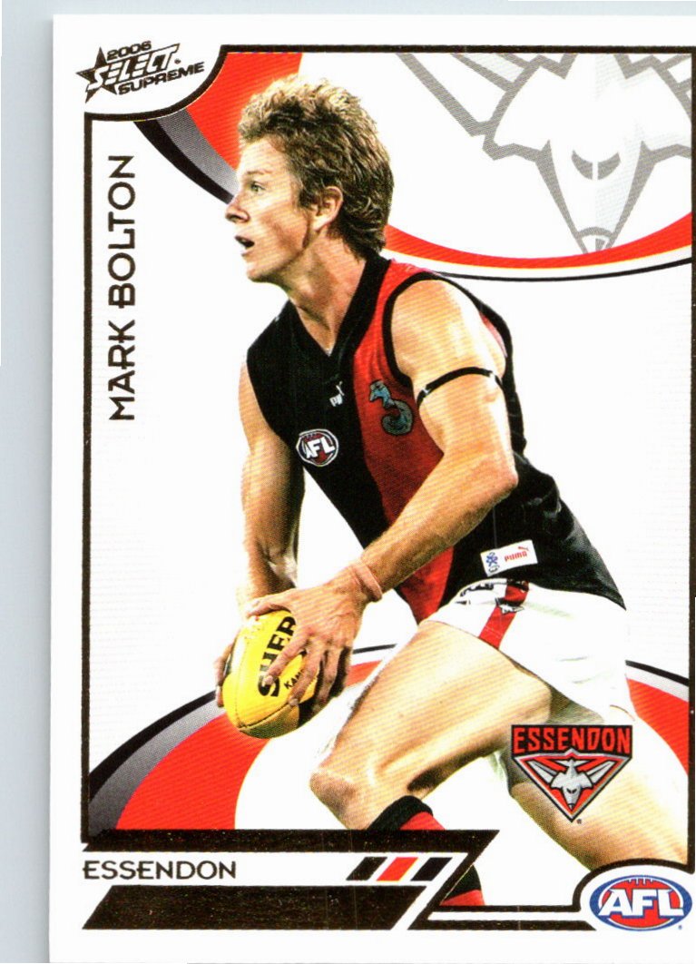 MARK BOLTON #57 2006 Select AFL Supreme