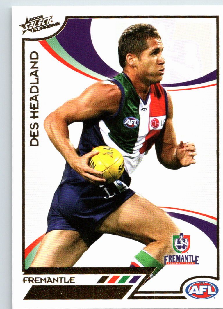 DES HEADLAND #64 2006 Select AFL Supreme