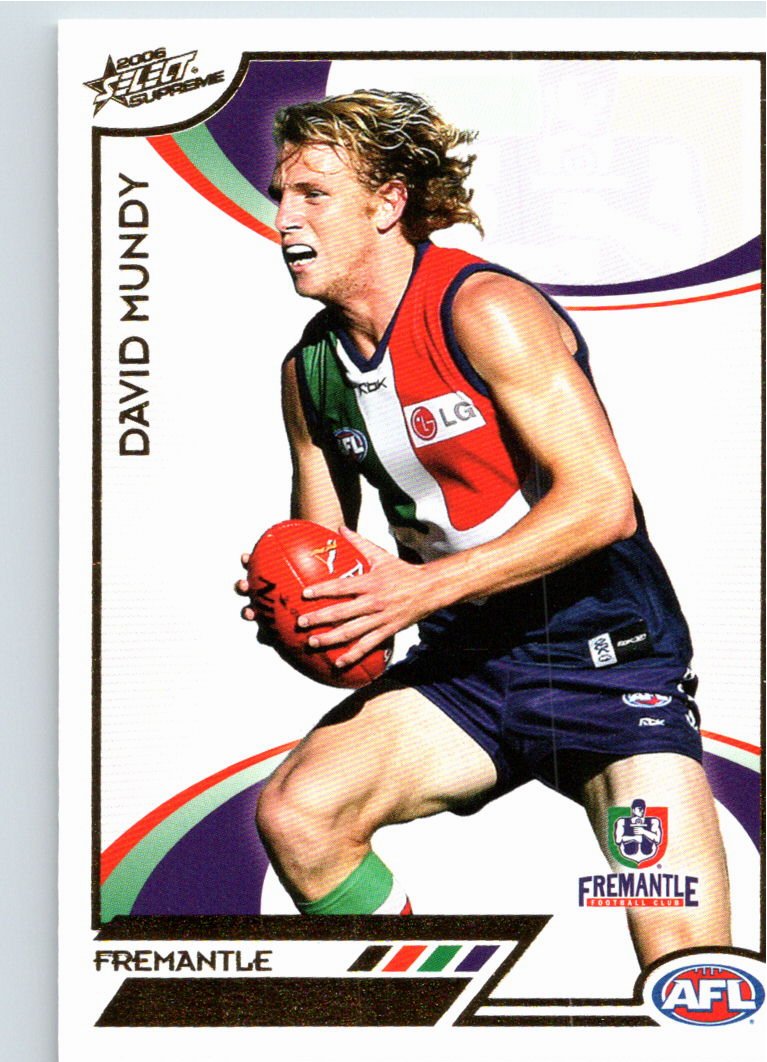 DAVID MUNDY #68 2006 Select AFL Supreme