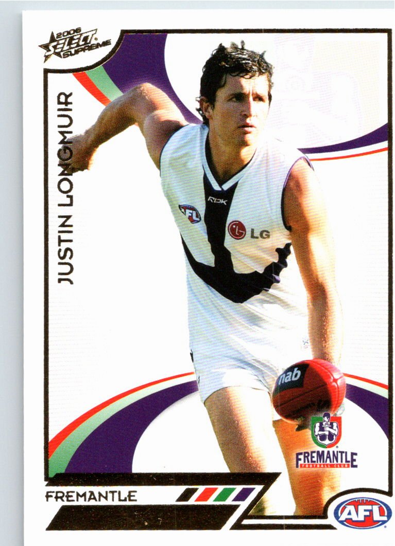 JUSTIN LONGMUIR #72 2006 Select AFL Supreme