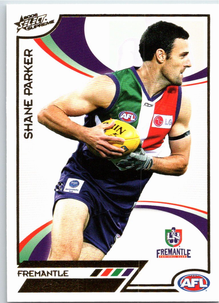 SHANE PARKER #74 2006 Select AFL Supreme