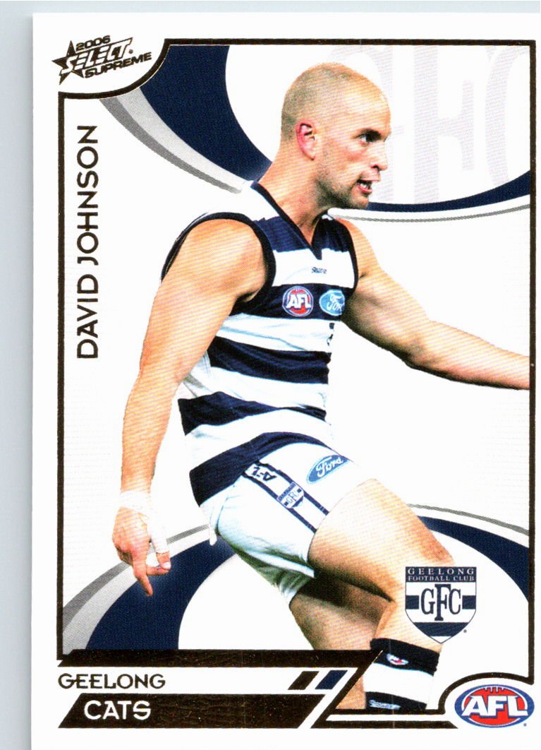 DAVID JOHNSON #80 2006 Select AFL Supreme