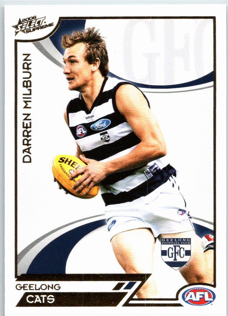DARREN MILBURN #81 2006 Select AFL Supreme