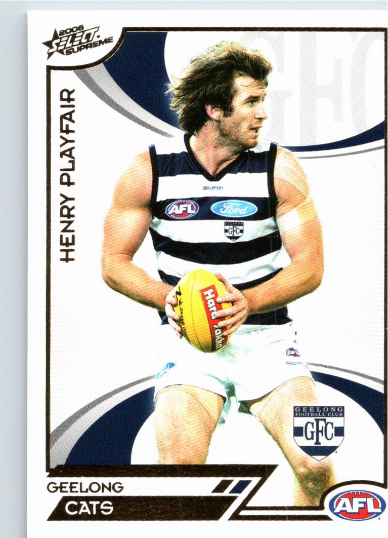 HENRY PLAYFAIR #86 2006 Select AFL Supreme