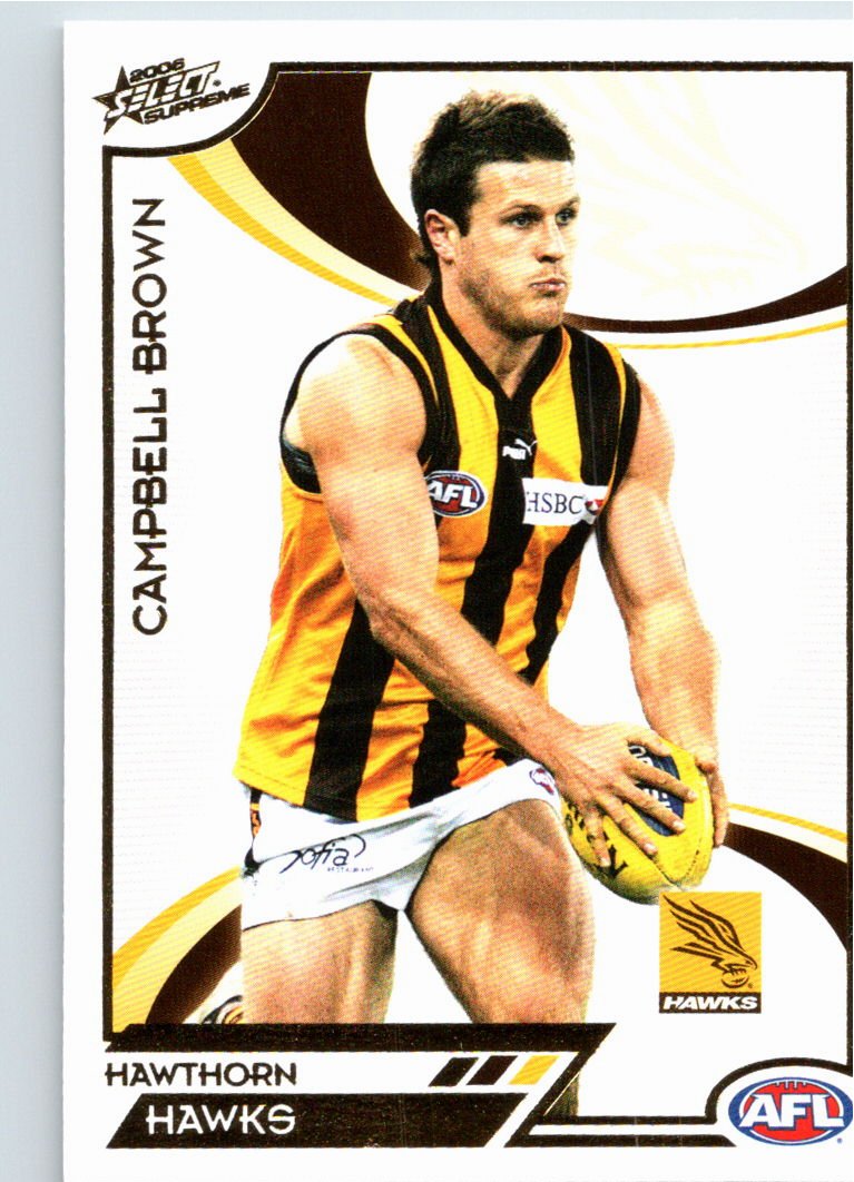 CAMPBELL BROWN #88 2006 Select AFL Supreme