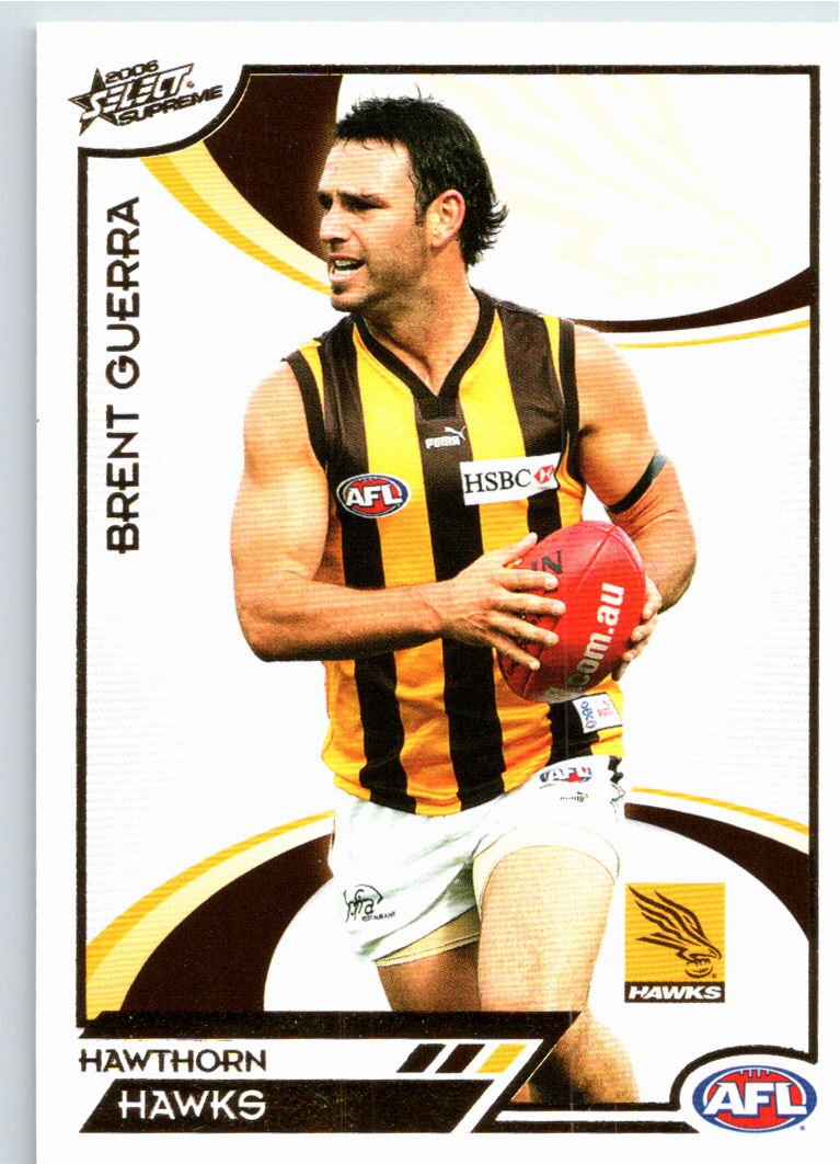 BRENT GUERRA #91 2006 Select AFL Supreme