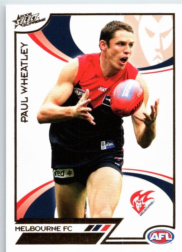 PAUL WHEATLEY #116 2006 Select AFL Supreme