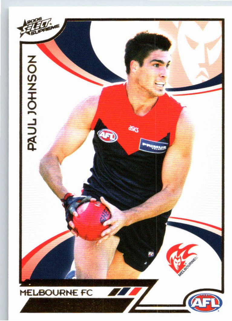 PAUL JOHNSON #118 2006 Select AFL Supreme