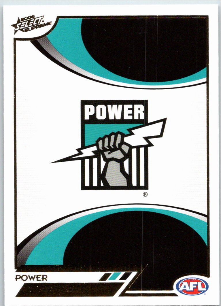 PORT ADELAIDE LOGO #123 2006 Select AFL Supreme