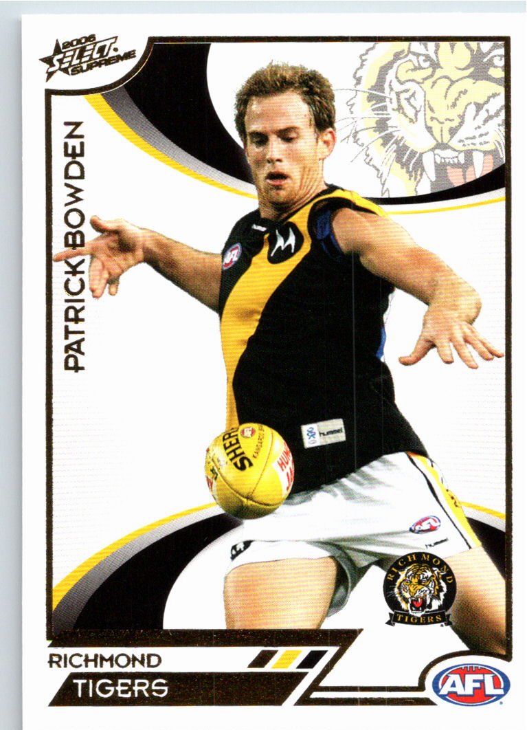 PATRICK BOWDEN #139 2006 Select AFL Supreme