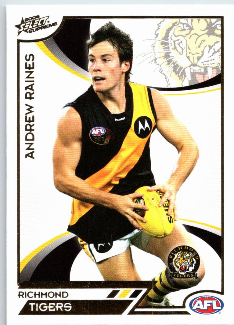 ANDREW RAINES #145 2006 Select AFL Supreme