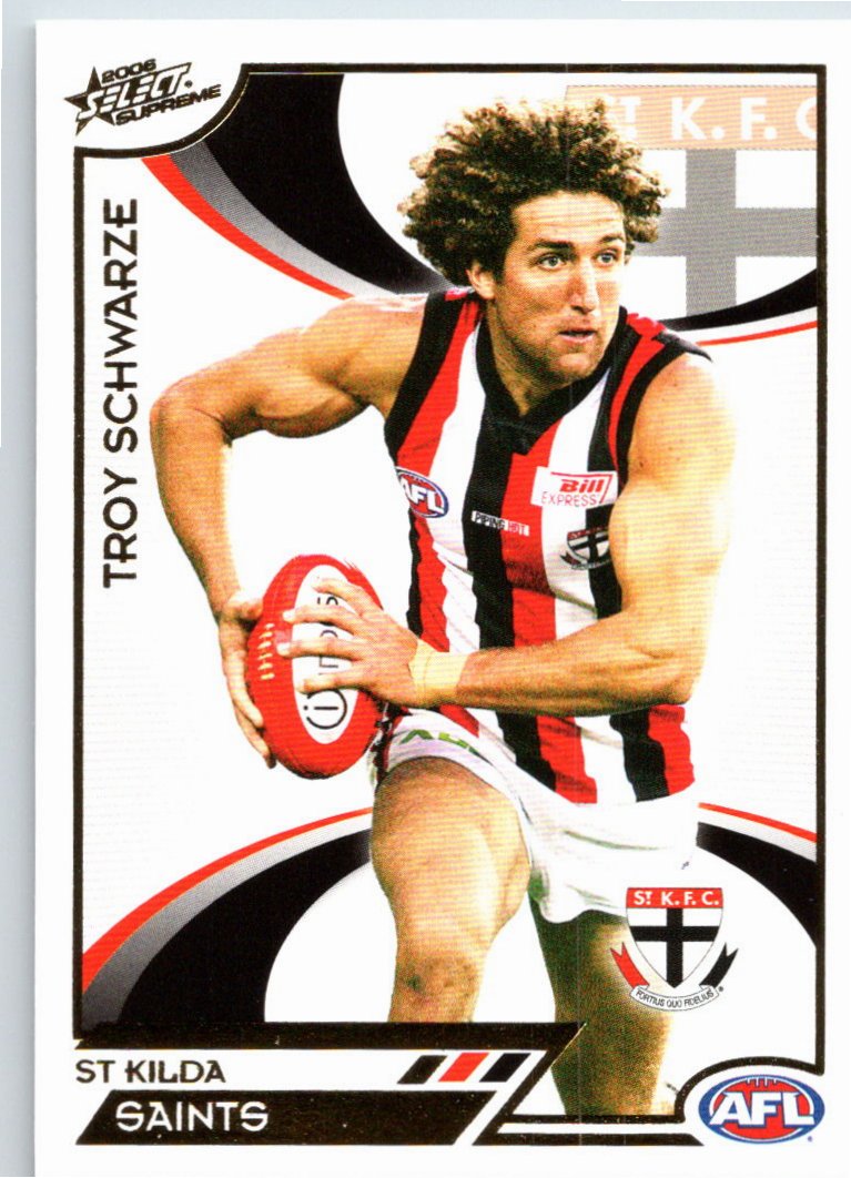 TROY SCHWARZE #157 2006 Select AFL Supreme