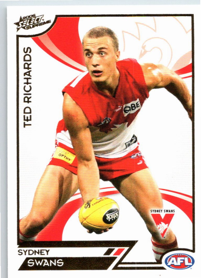 TED RICHARDS #163 2006 Select AFL Supreme