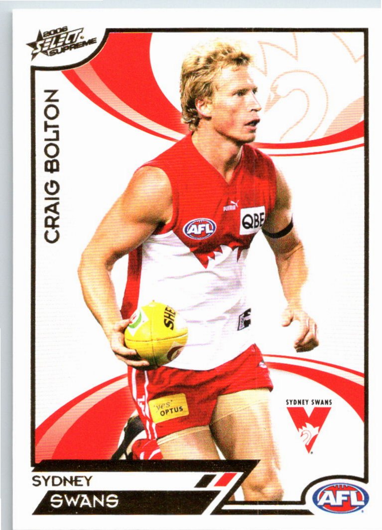 CRAIG BOLTON #167 2006 Select AFL Supreme