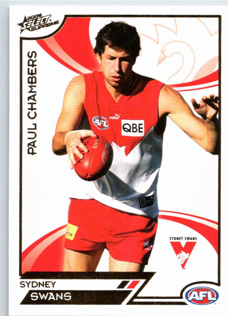 PAUL CHAMBERS #169 2006 Select AFL Supreme