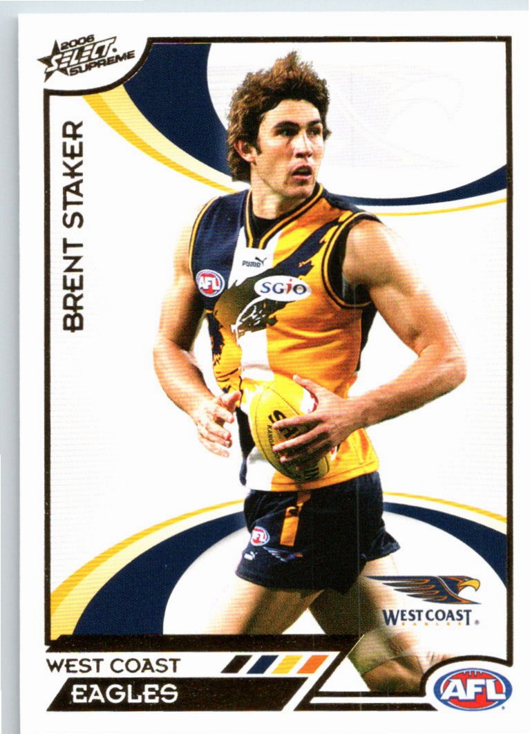 BRENT STAKER #176 2006 Select AFL Supreme
